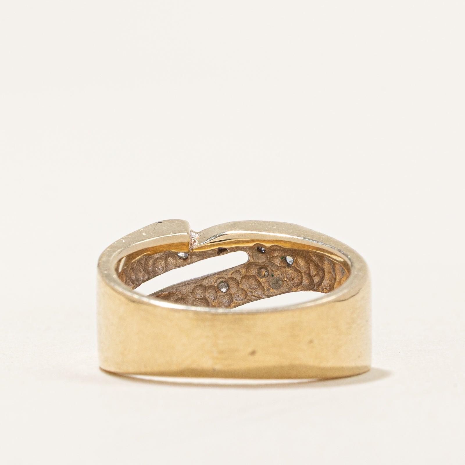 Diamond 'S' Initial Ring | 0.035ctw | SZ 4.5