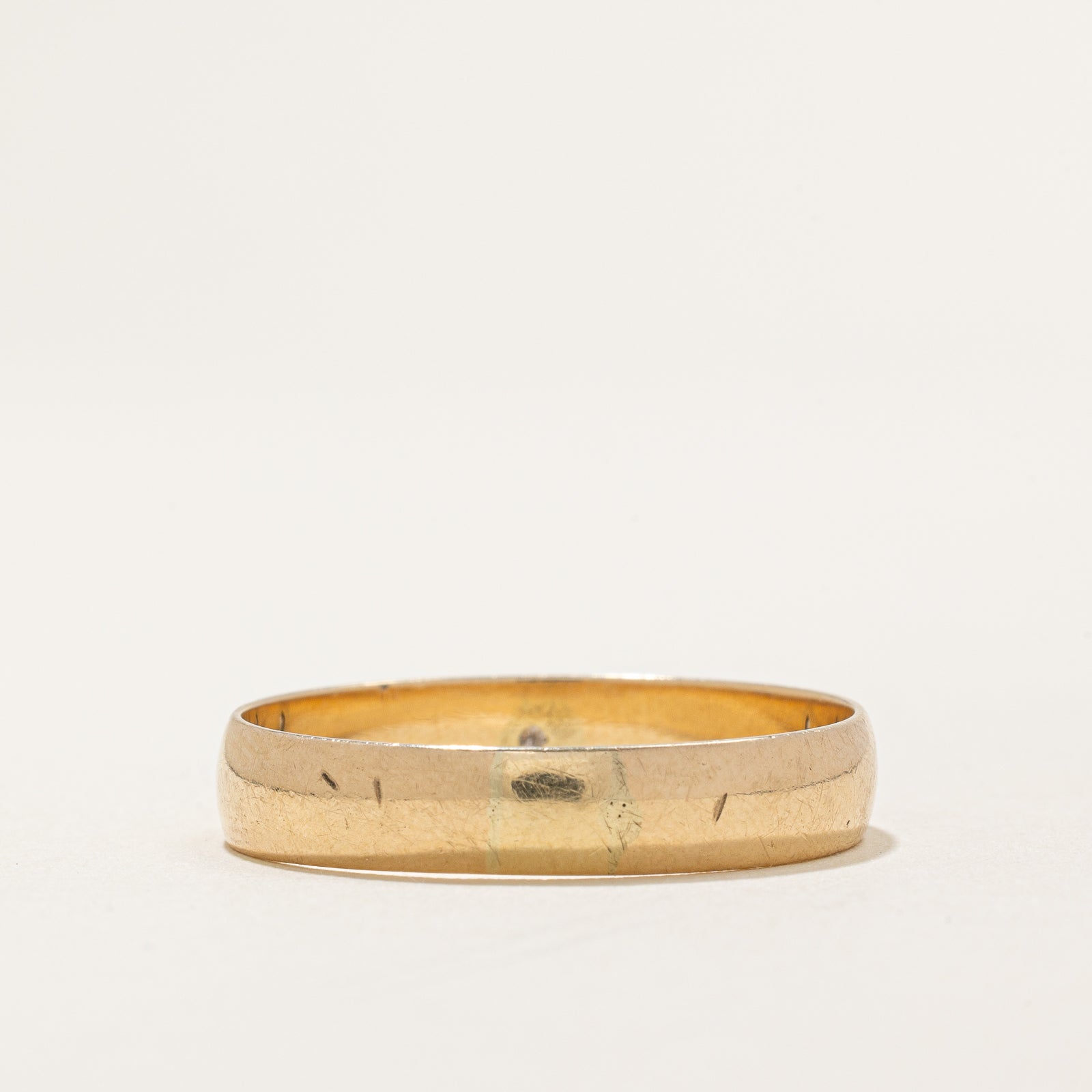 Single Stone Diamond Band | 0.018ct | SZ 14.75