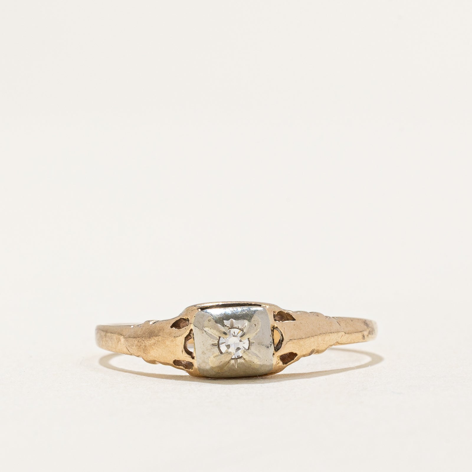 Single Stone Diamond Ring | 0.02ct | SZ 7.25