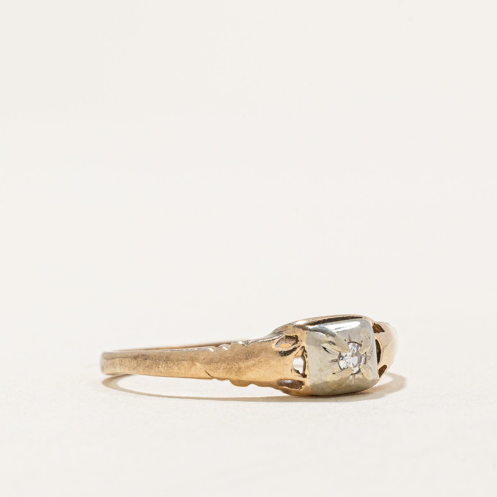 Single Stone Diamond Ring | 0.02ct | SZ 7.25