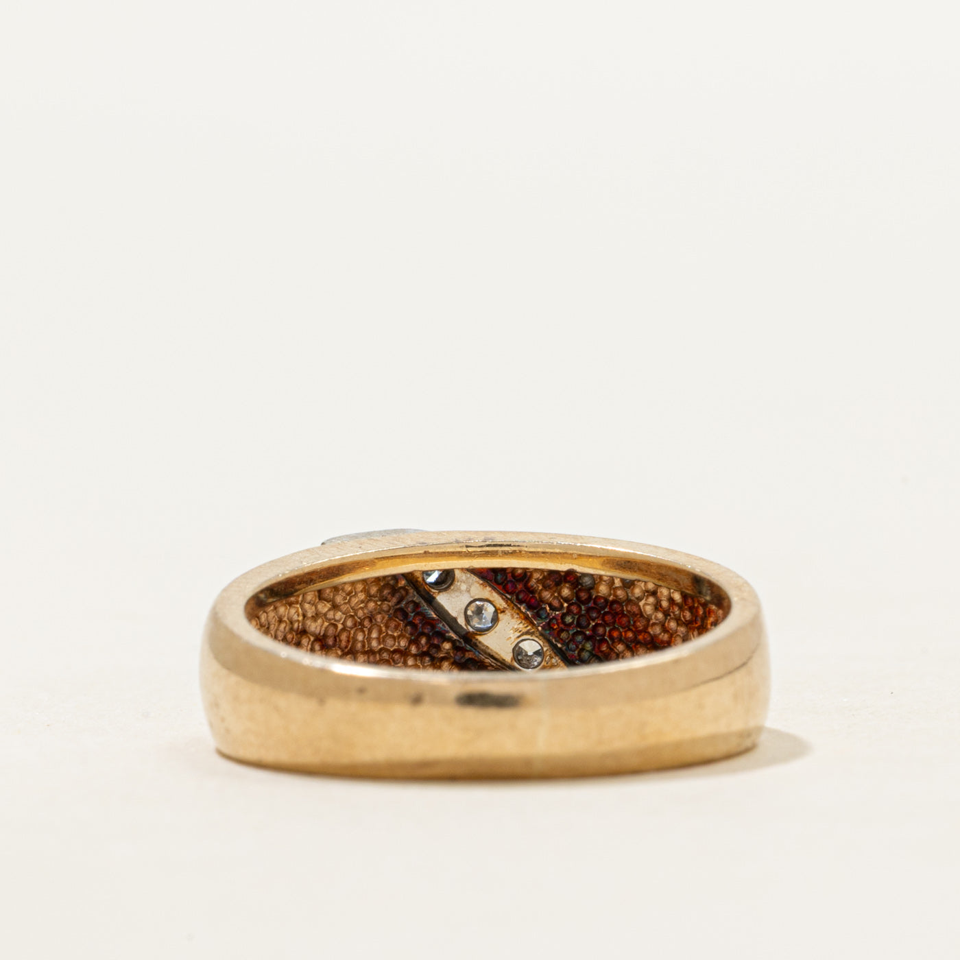 Canadian Diagonal Diamond Band | SZ 5