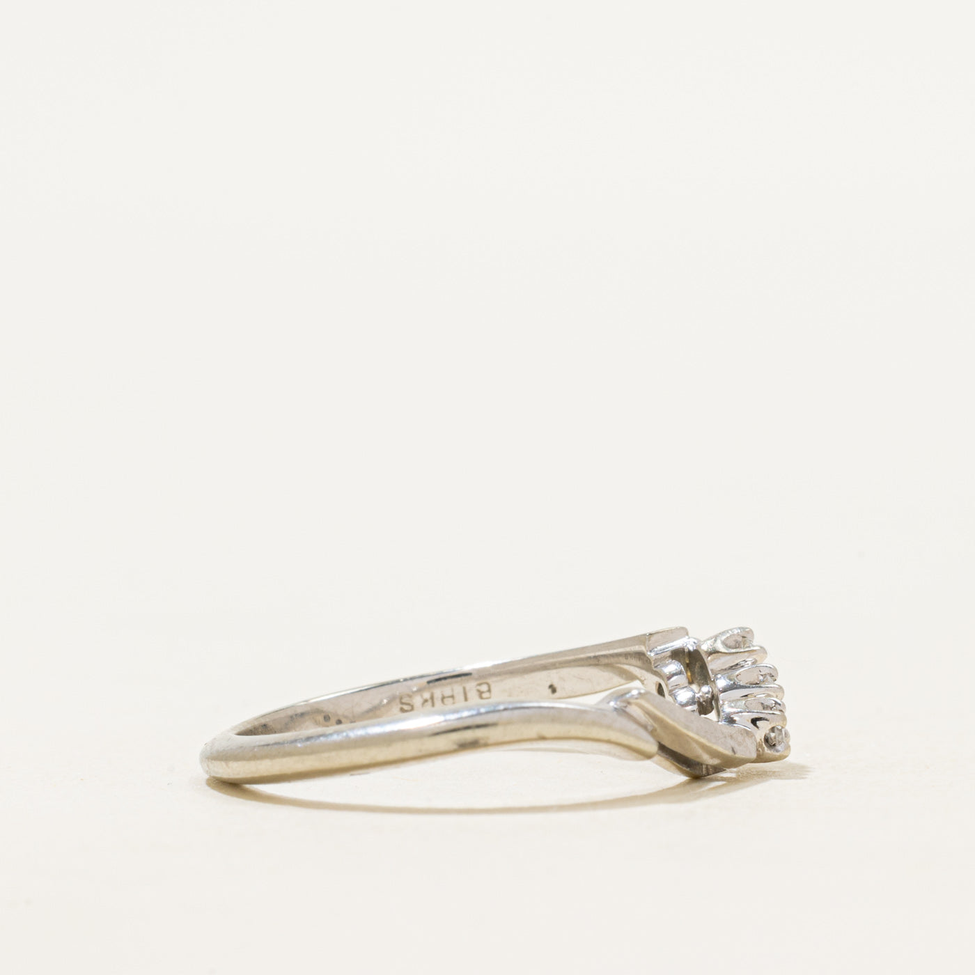 18k Diamond Contour Ring | SZ 5.25