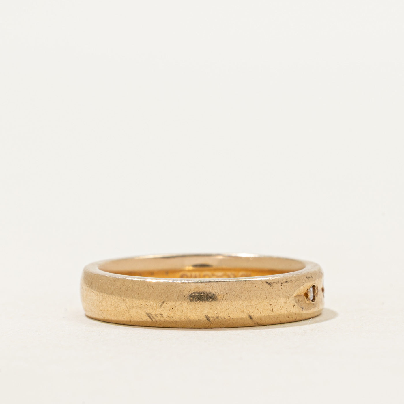 Three-Stone Diamond Band | 3.75mm | SZ 5.25