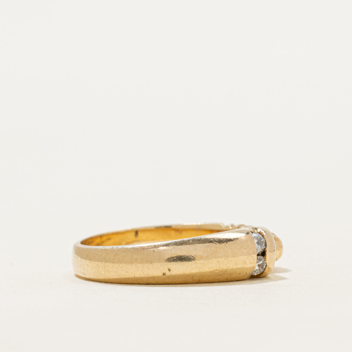 Diamond Fluted Abstract Ring | SZ 6.5