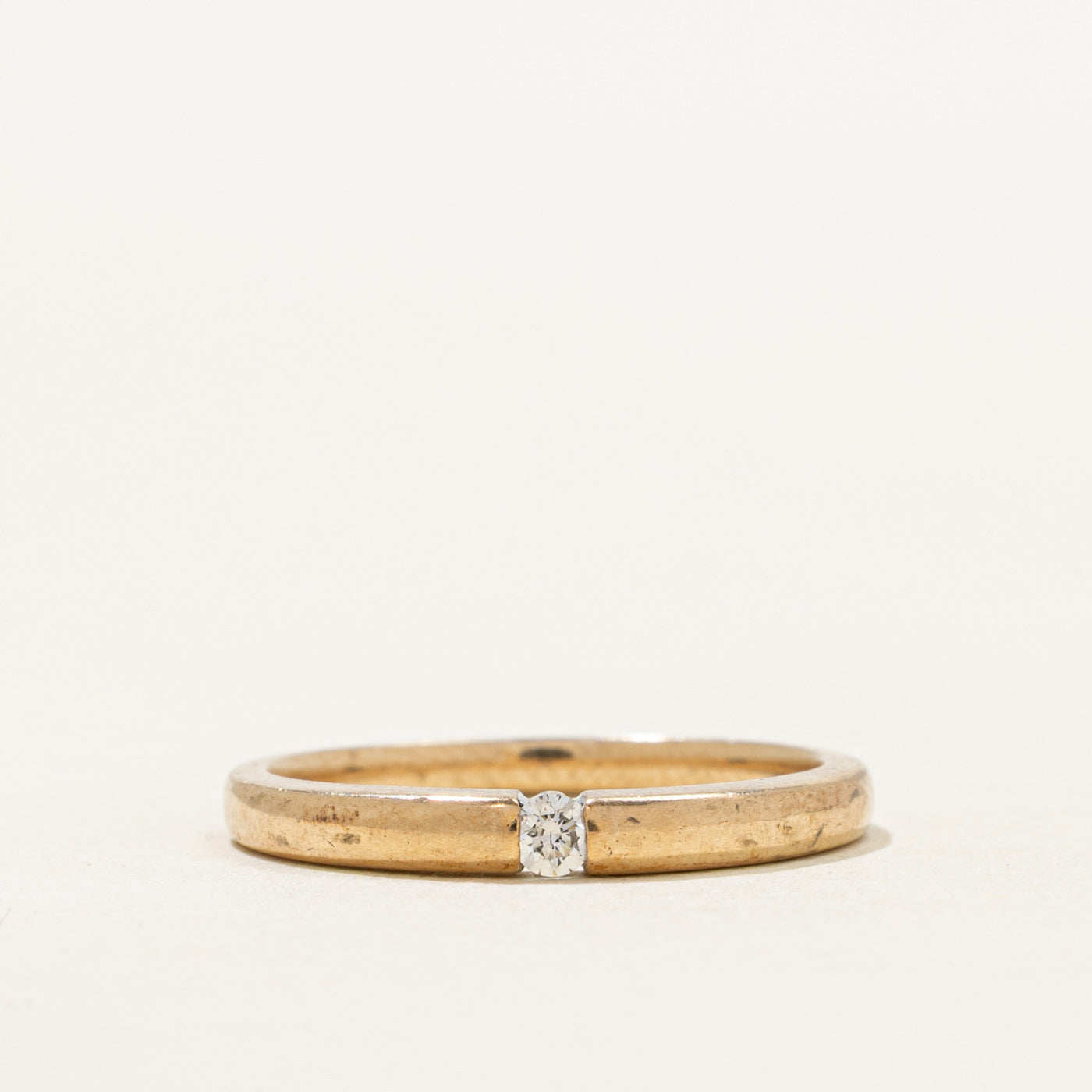 Tension Set Diamond Petite Ring | SZ 5.75