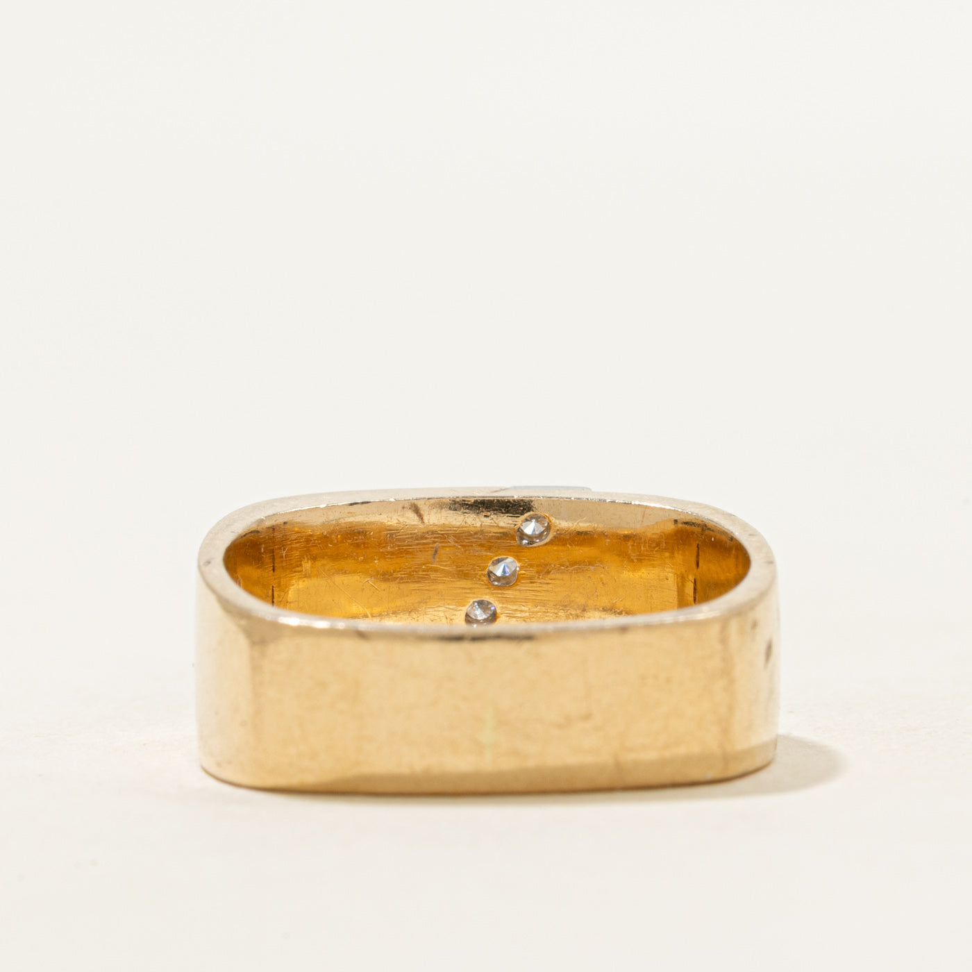 Diagonal Diamond Soft Square Band | SZ 8