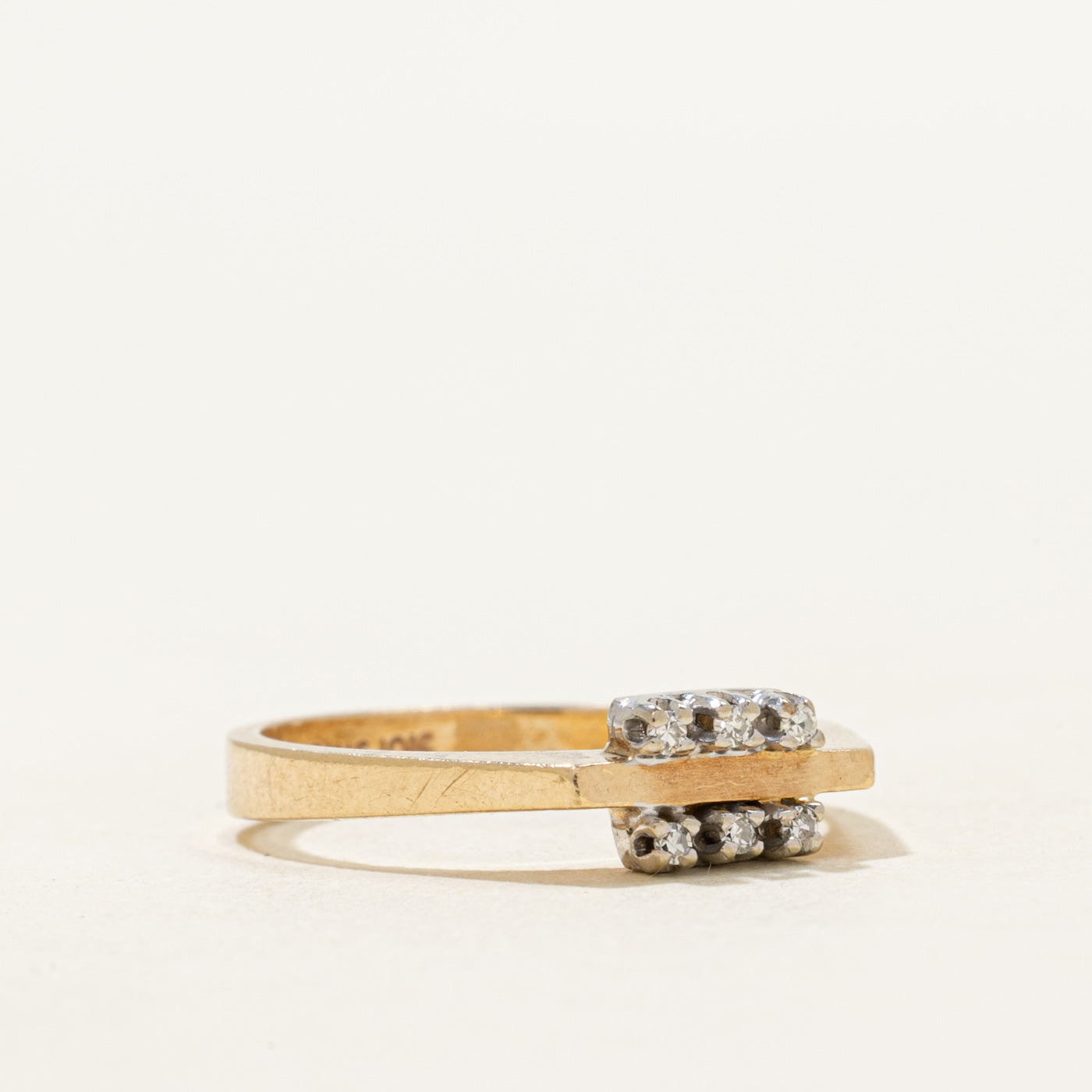 Double Row Diamond Ring | SZ 6.25