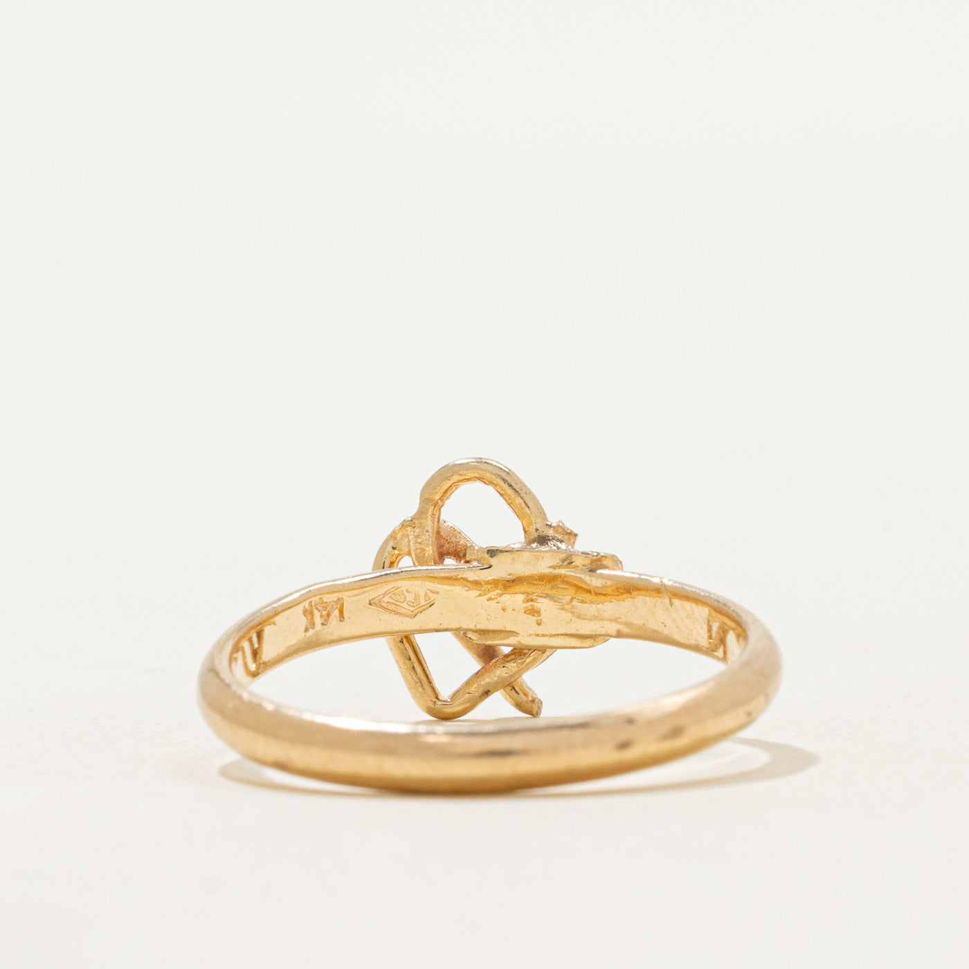 Diamond Openwork Heart Ring | 0.06ct | SZ 7.25