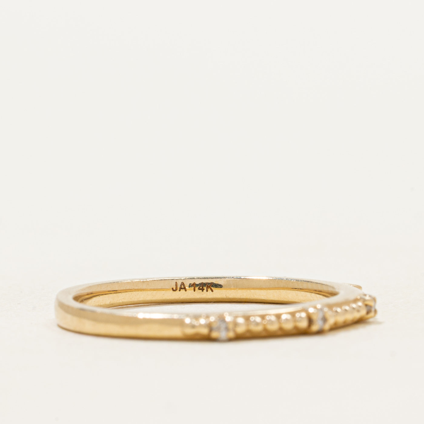 Five-Stone Diamond Beaded Ring | SZ 7