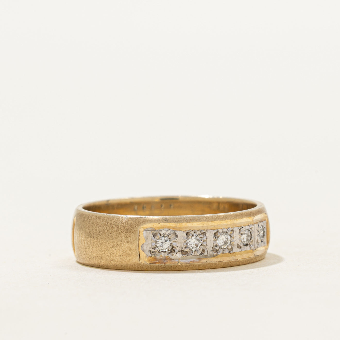 Five-Stone Diamond Band | 5mm | SZ 5.5