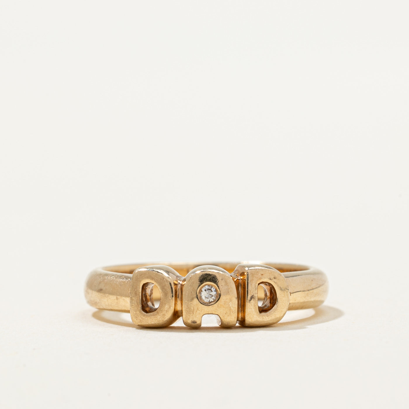 Diamond "DAD" Ring | 0.01ct | SZ 4