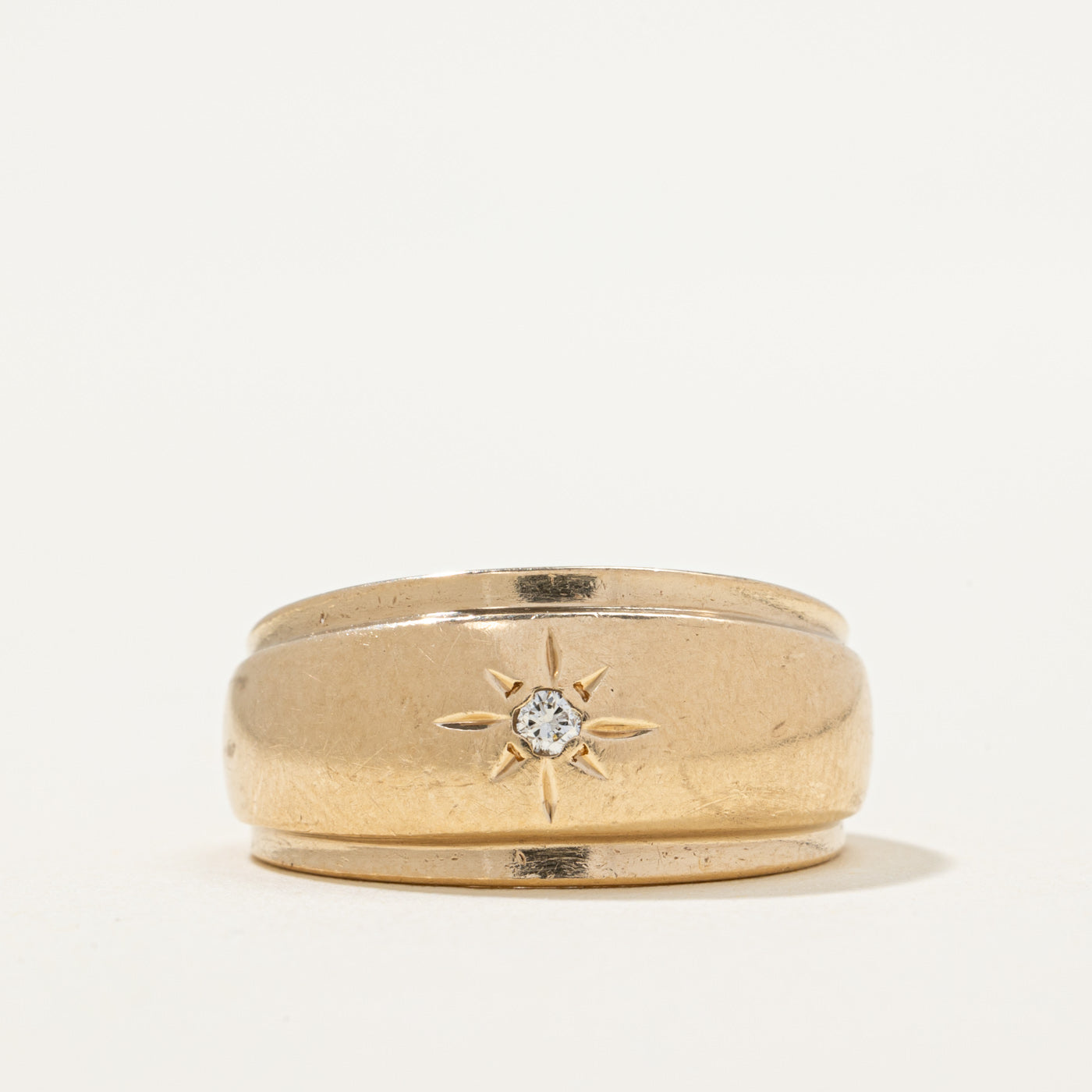 Star Set Diamond Band | 0.04ct | SZ 6