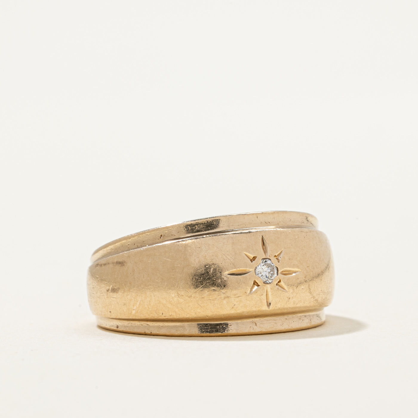 Star Set Diamond Band | 0.04ct | SZ 6
