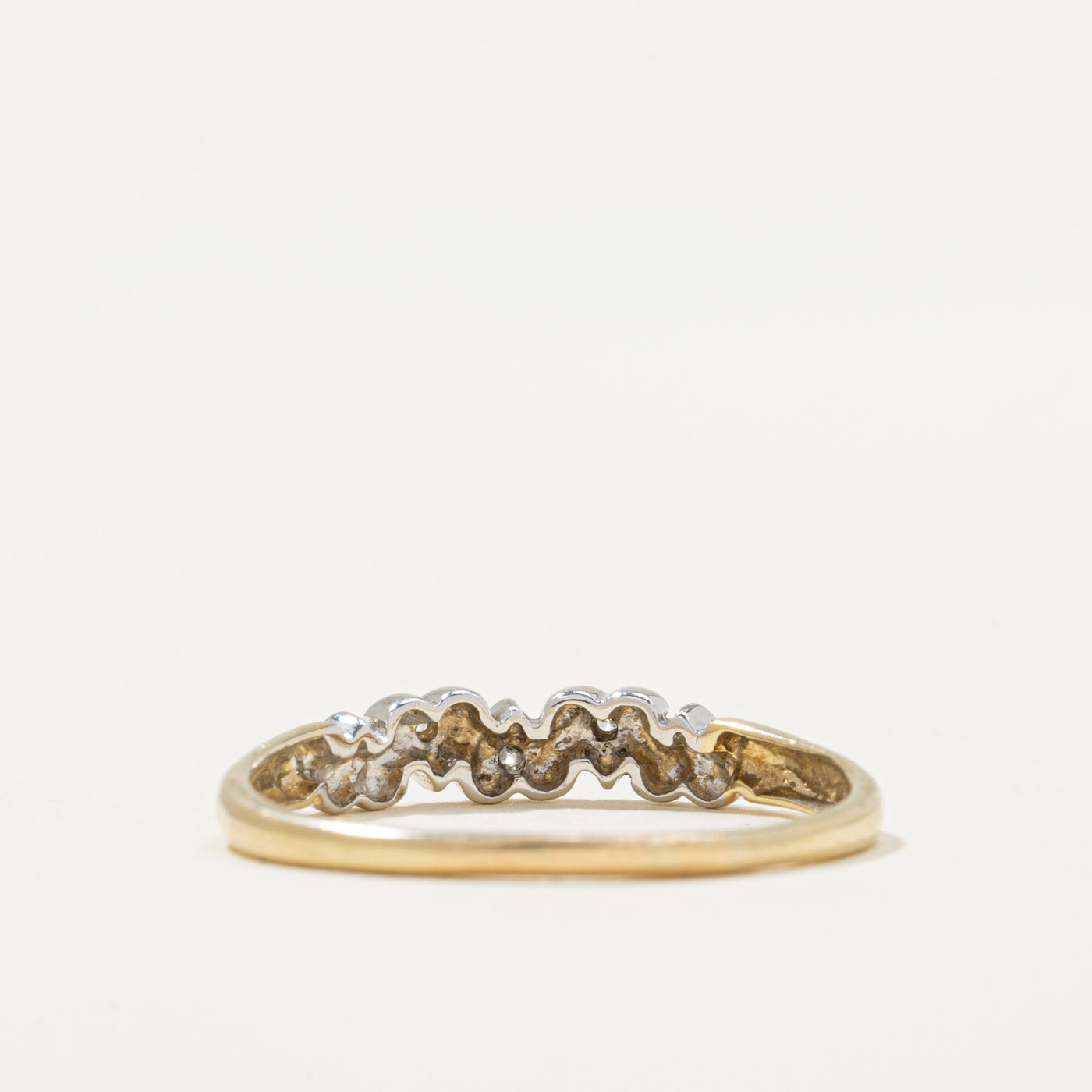 Diamond Heart Pattern Ring | 0.02ctw | SZ 10
