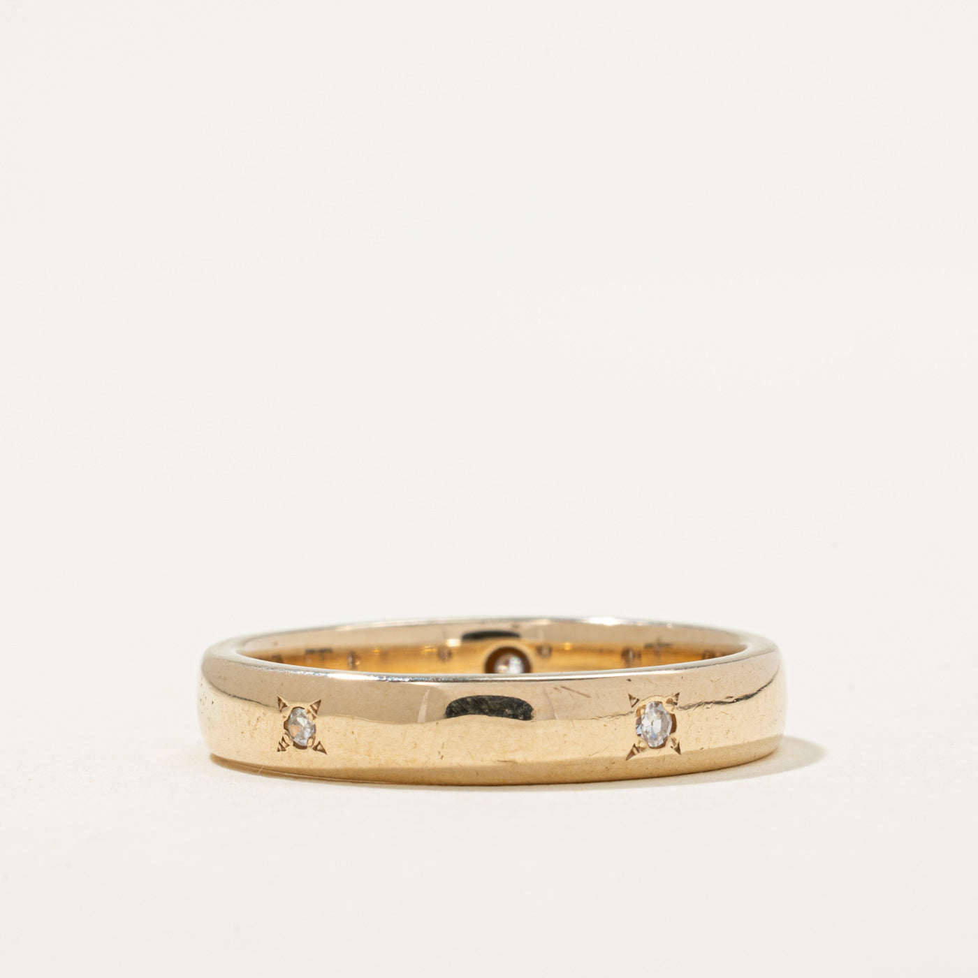 Flush Set Diamond Eternity Band | 0.08ctw | SZ 8.5