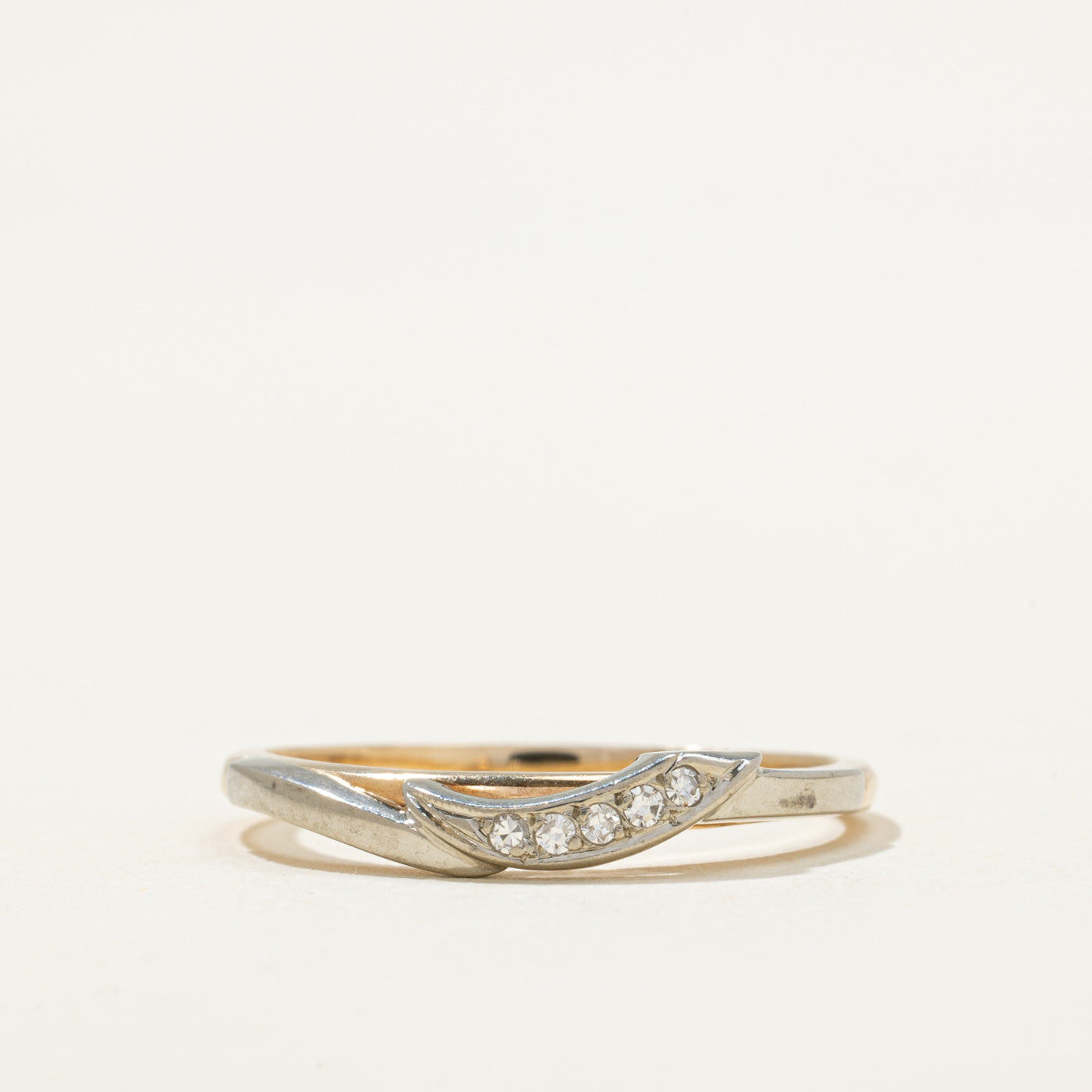 Diamond Contour Ring | 0.05ctw | SZ 8.25