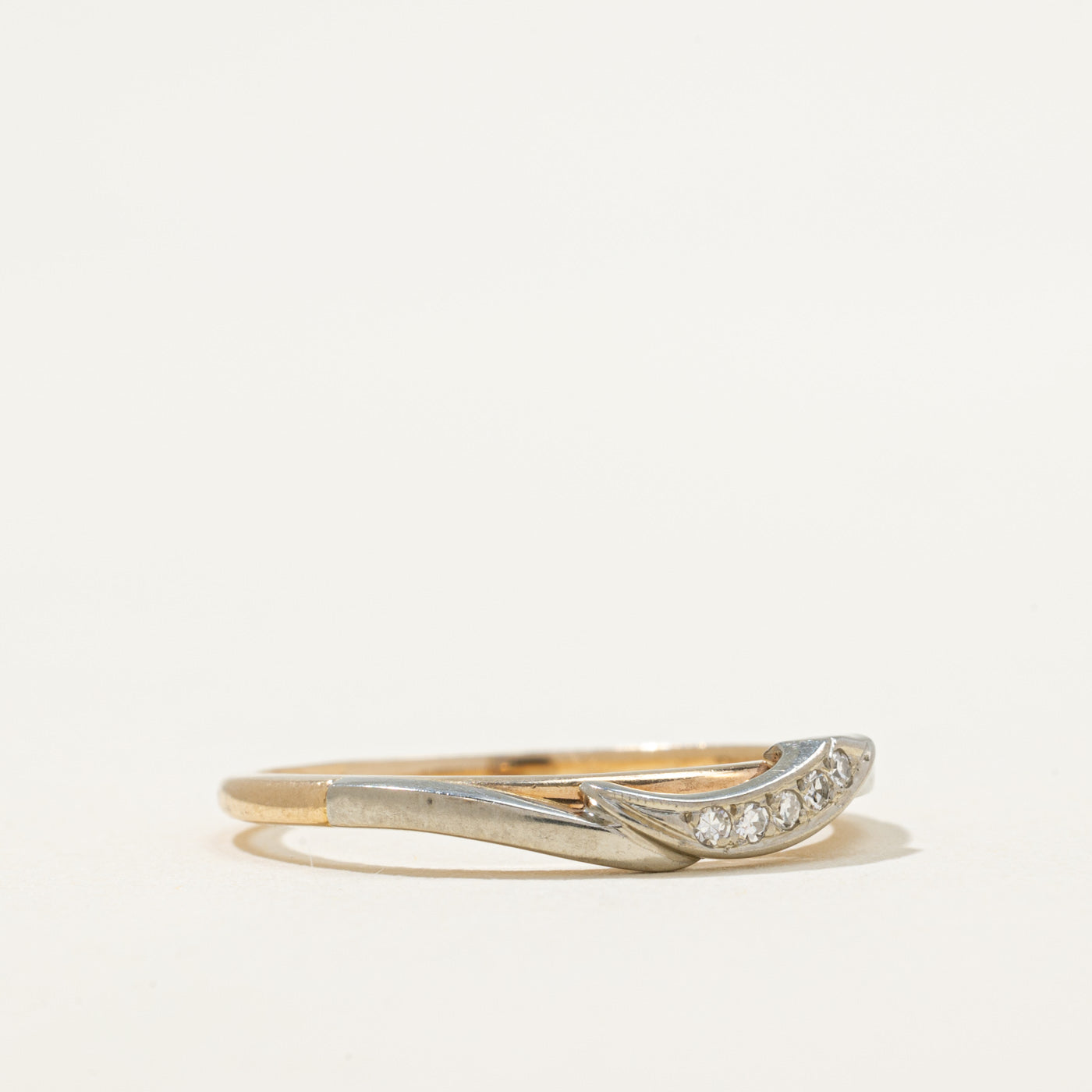 Diamond Contour Ring | 0.05ctw | SZ 8.25