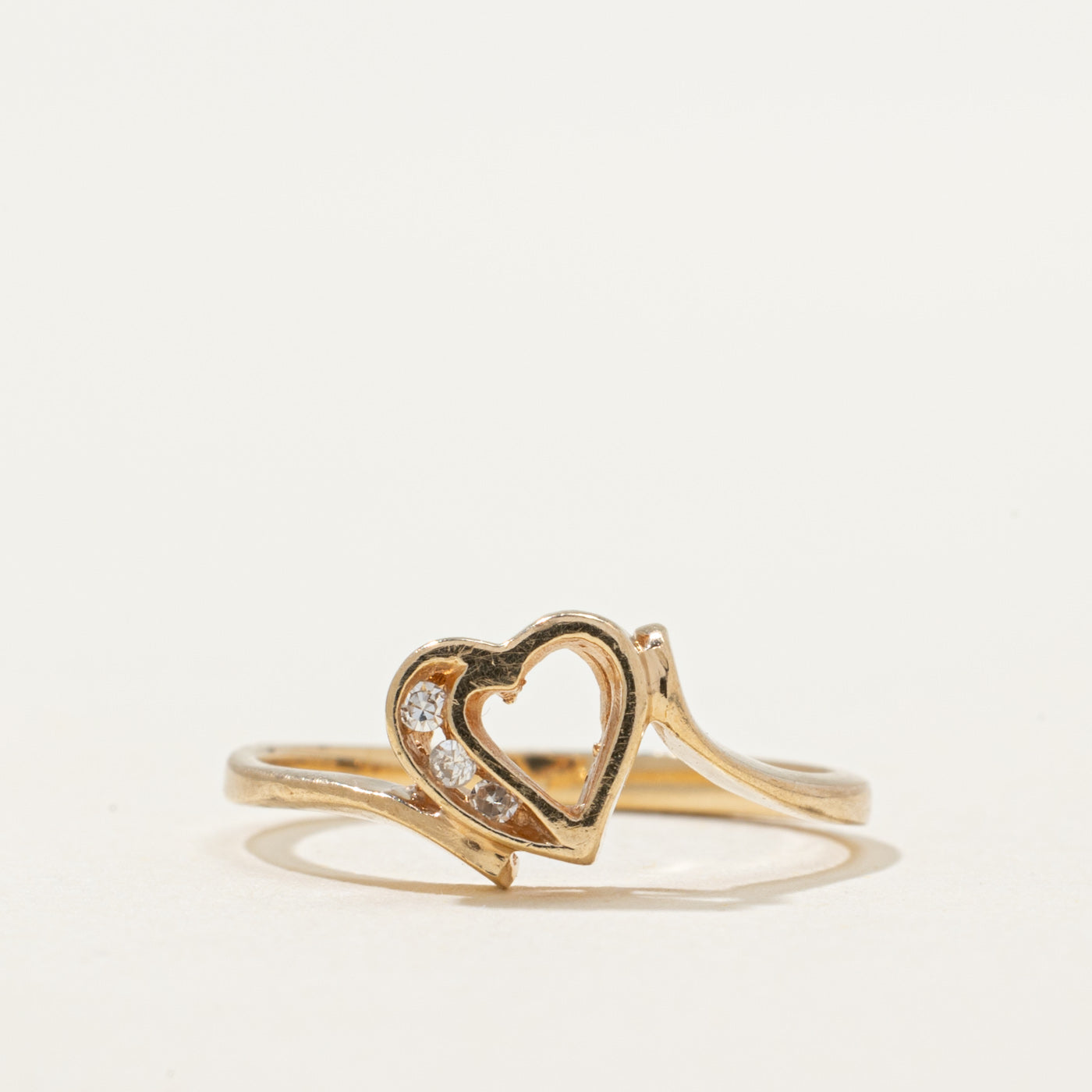 Diamond Heart Ring | 0.02ctw | SZ 3.25