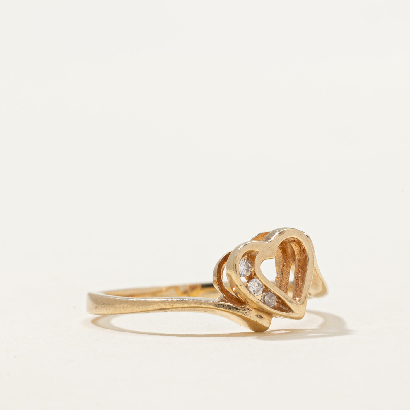 Diamond Heart Ring | 0.02ctw | SZ 3.25