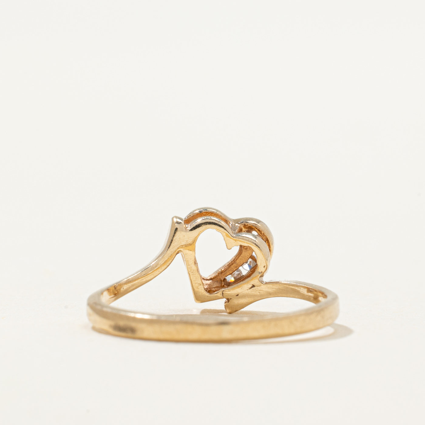 Diamond Heart Ring | 0.02ctw | SZ 3.25