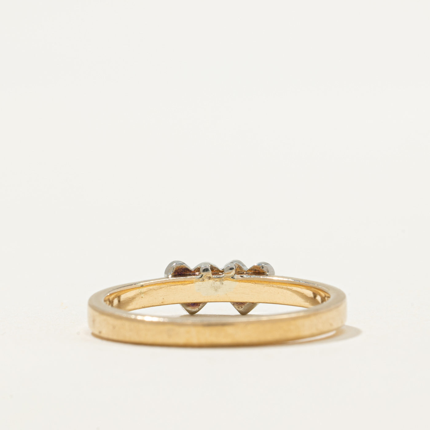 Diamond Twin Heart Ring | 0.03ctw | SZ 6.25