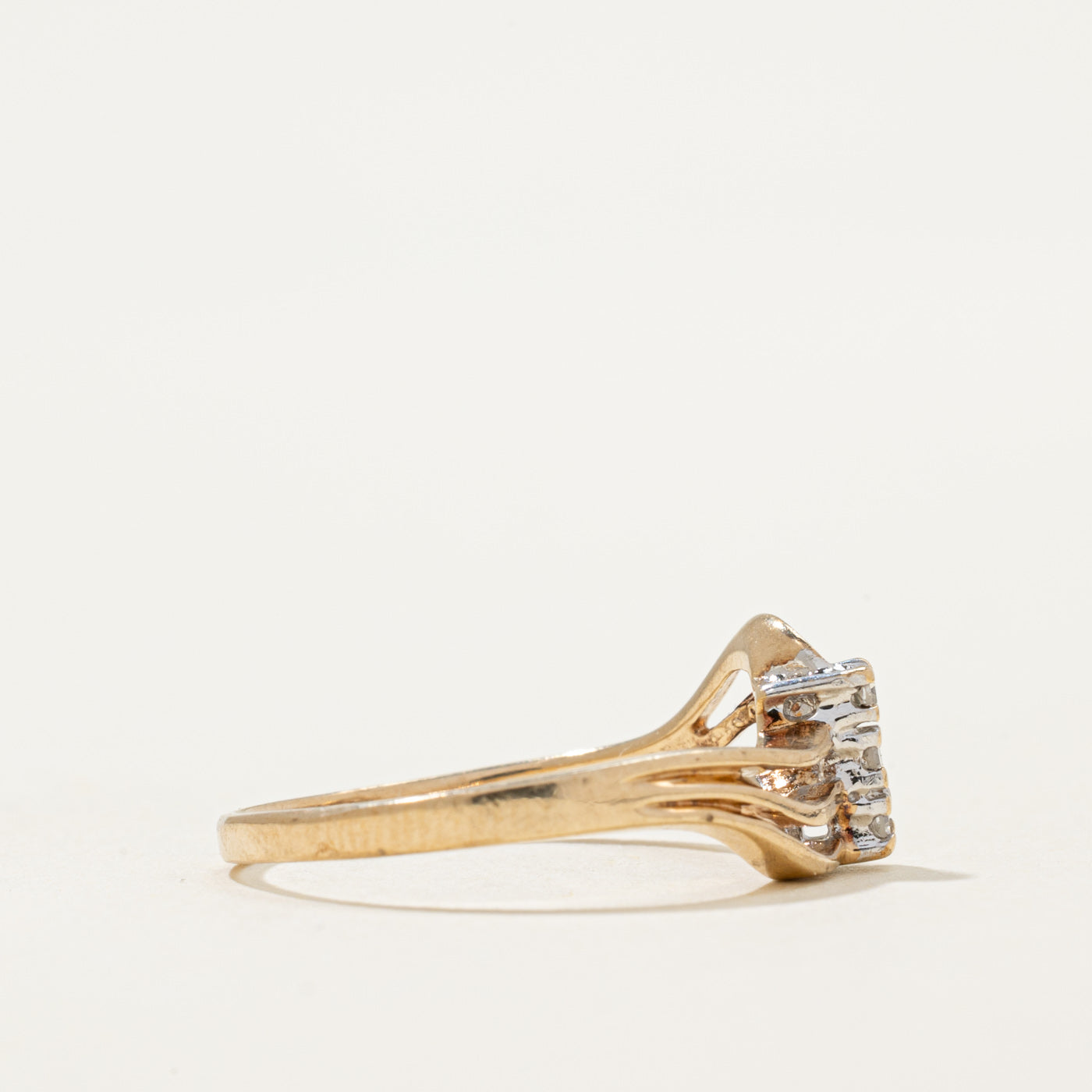Diamond Triple Wave Ring | 0.03ctw | SZ 5.5