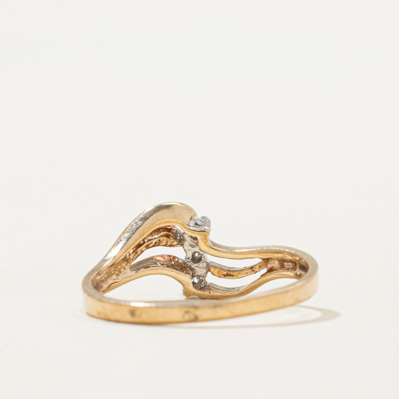 Diamond Triple Wave Ring | 0.03ctw | SZ 5.5