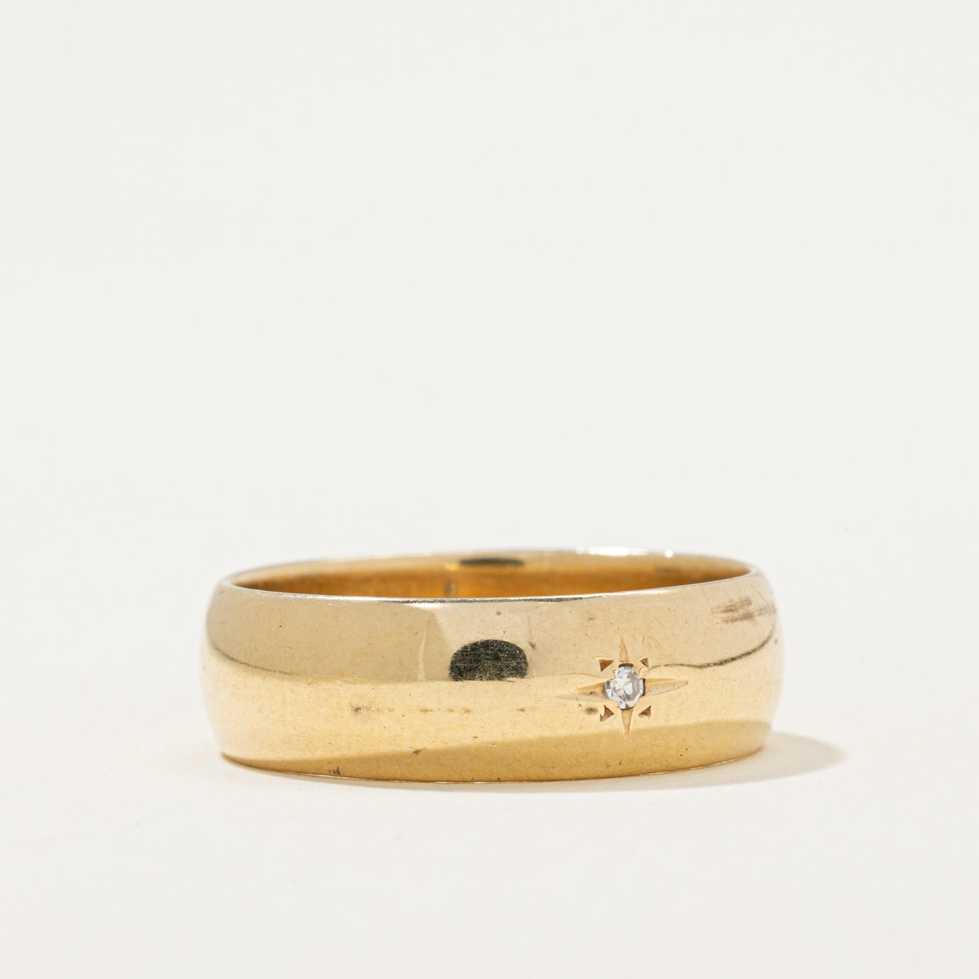 Star Set Diamond Band | 0.02ct | SZ 10.25