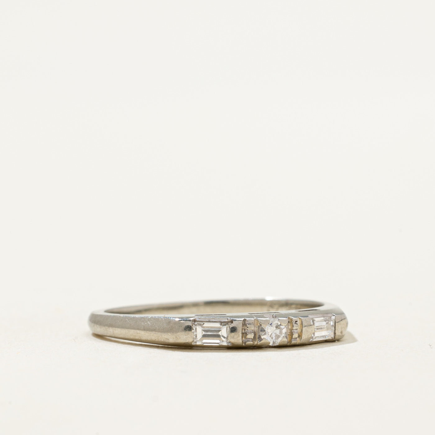 Three Stone Multi Cut Diamond Band | 0.08ctw | SZ 5