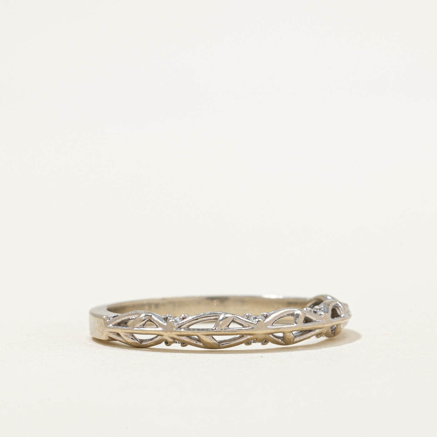 Diamond Openwork Ring | 0.04ctw | SZ 7.75