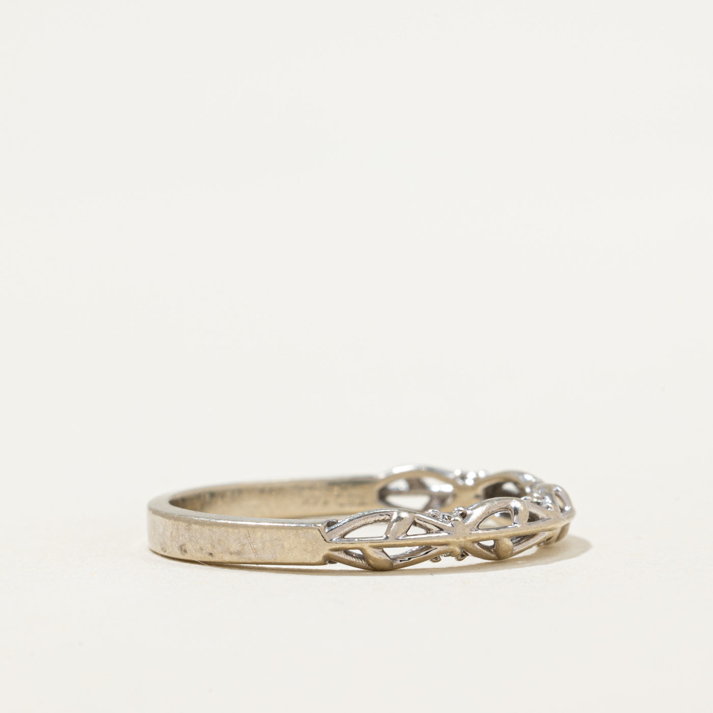 Diamond Openwork Ring | 0.04ctw | SZ 7.75