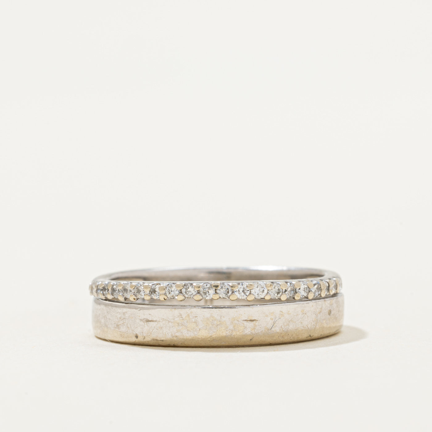 Semi Eternity Diamond Edged Band | 0.07ctw | SZ 5