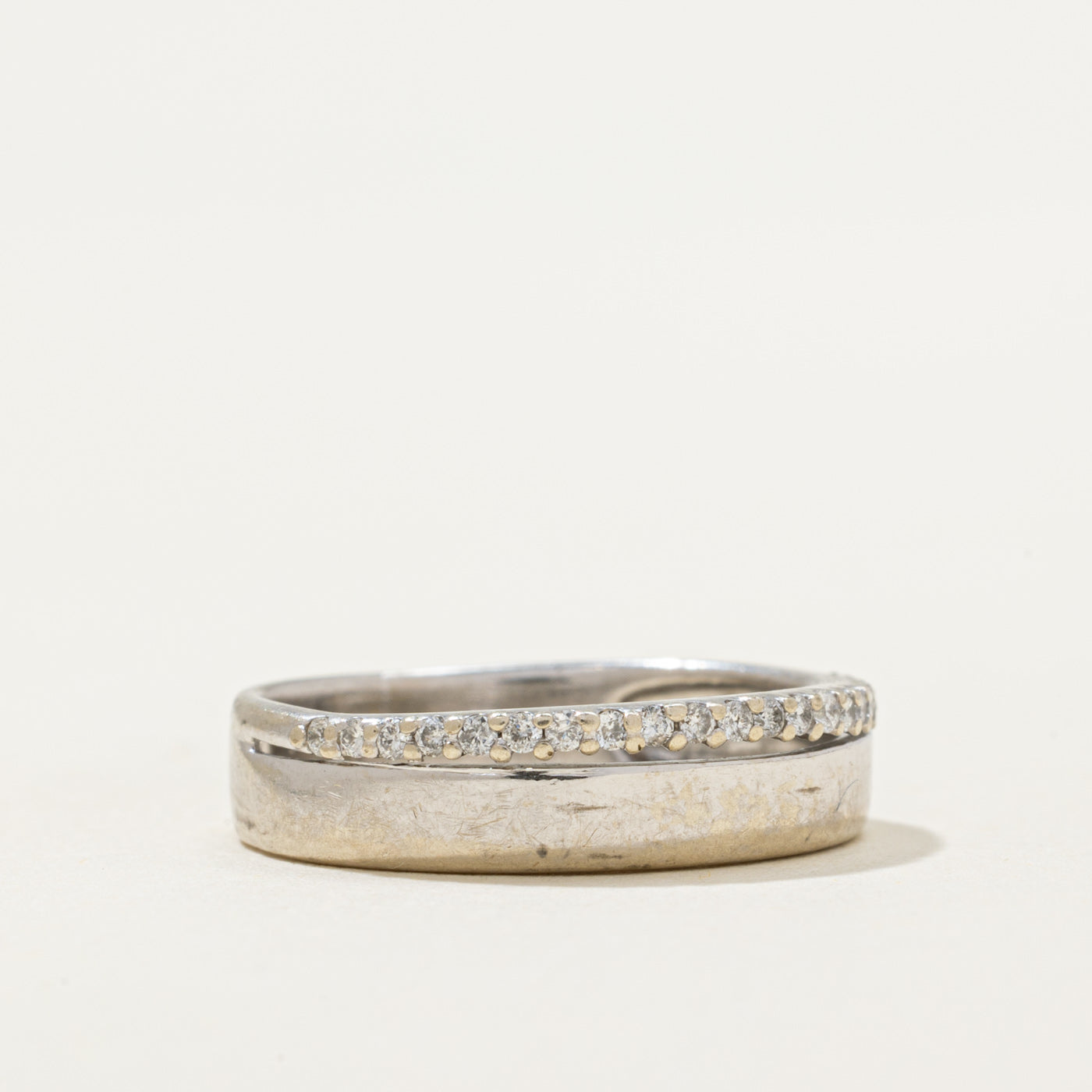 Semi Eternity Diamond Edged Band | 0.07ctw | SZ 5