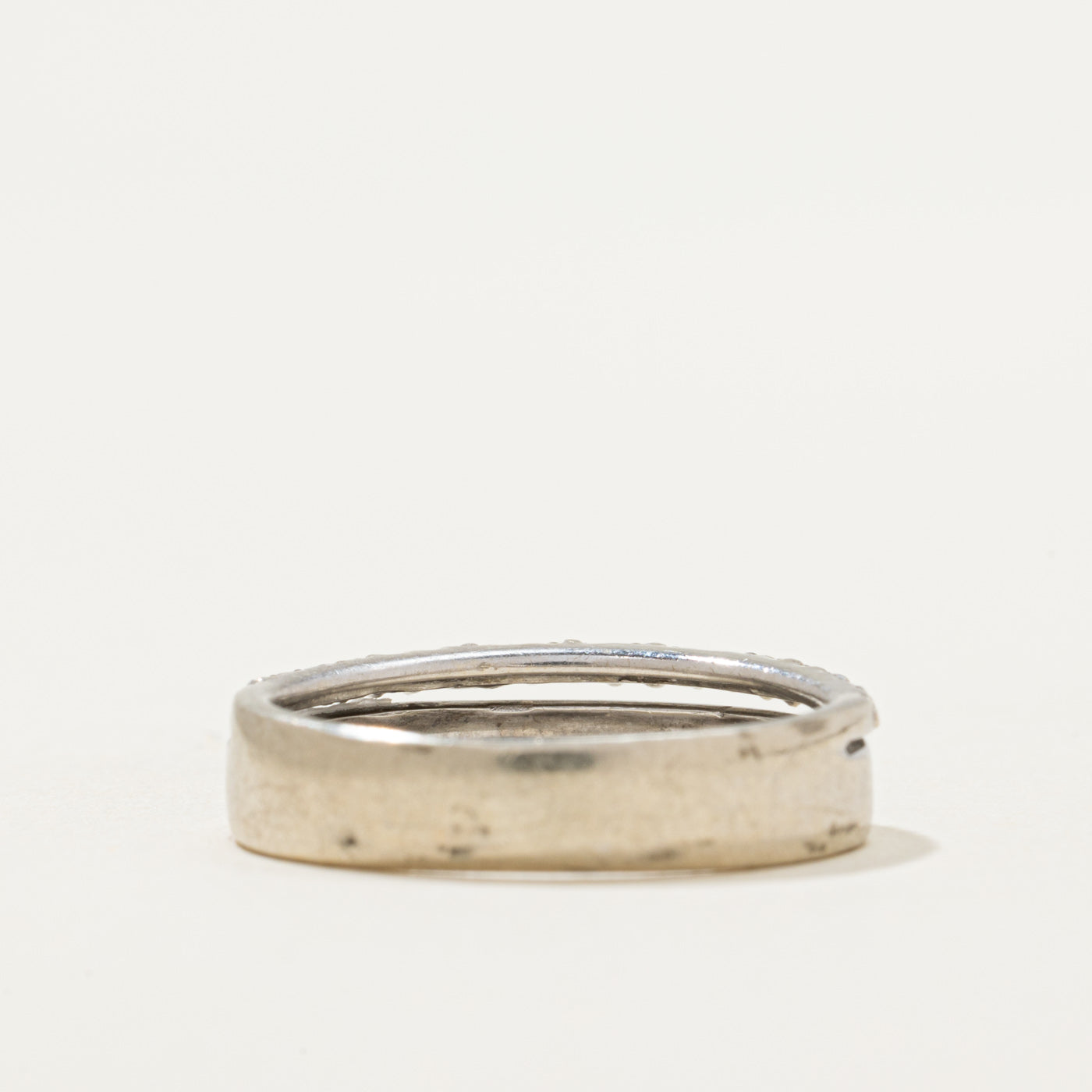 Semi Eternity Diamond Edged Band | 0.07ctw | SZ 5