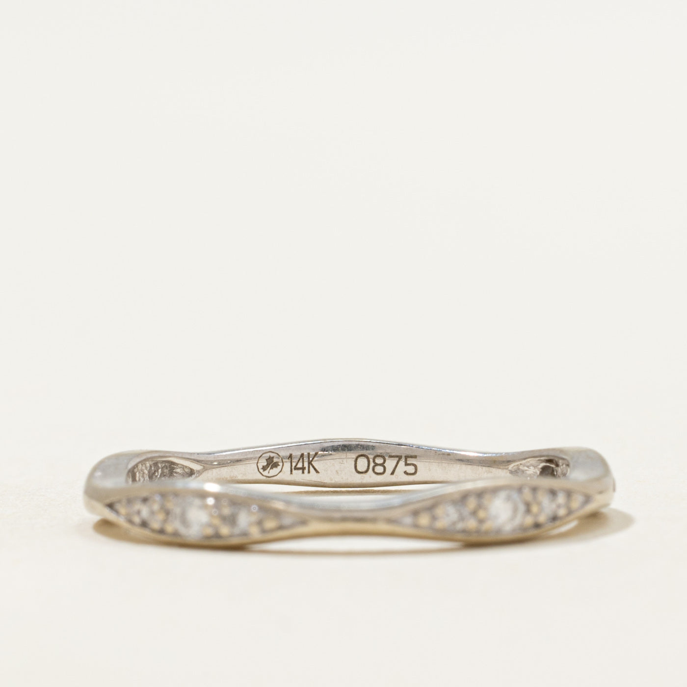 Diamond Semi Eternity Contour Band | 0.10ctw | SZ 5.5