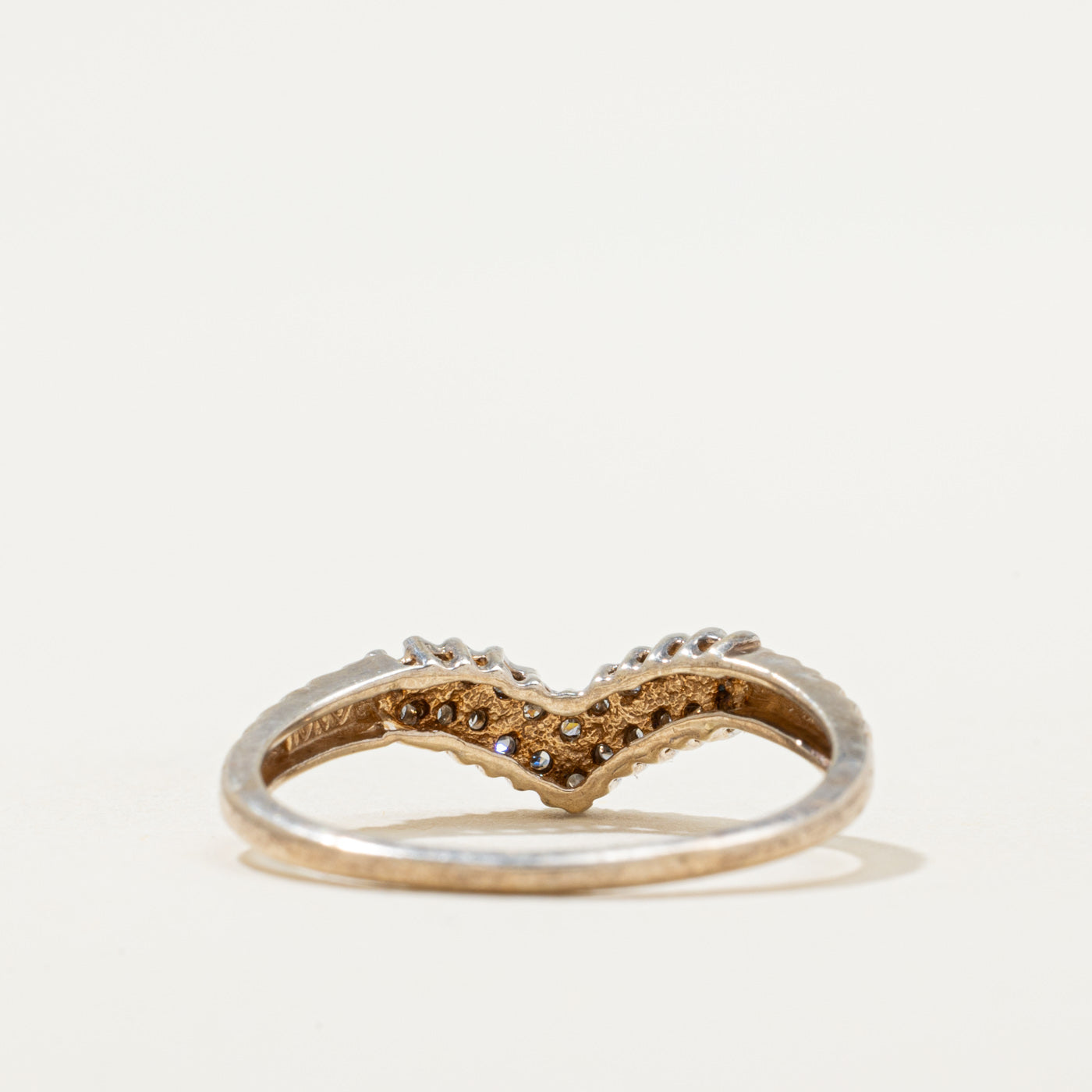 Diamond Chevron Ring | 0.15ctw | SZ 7