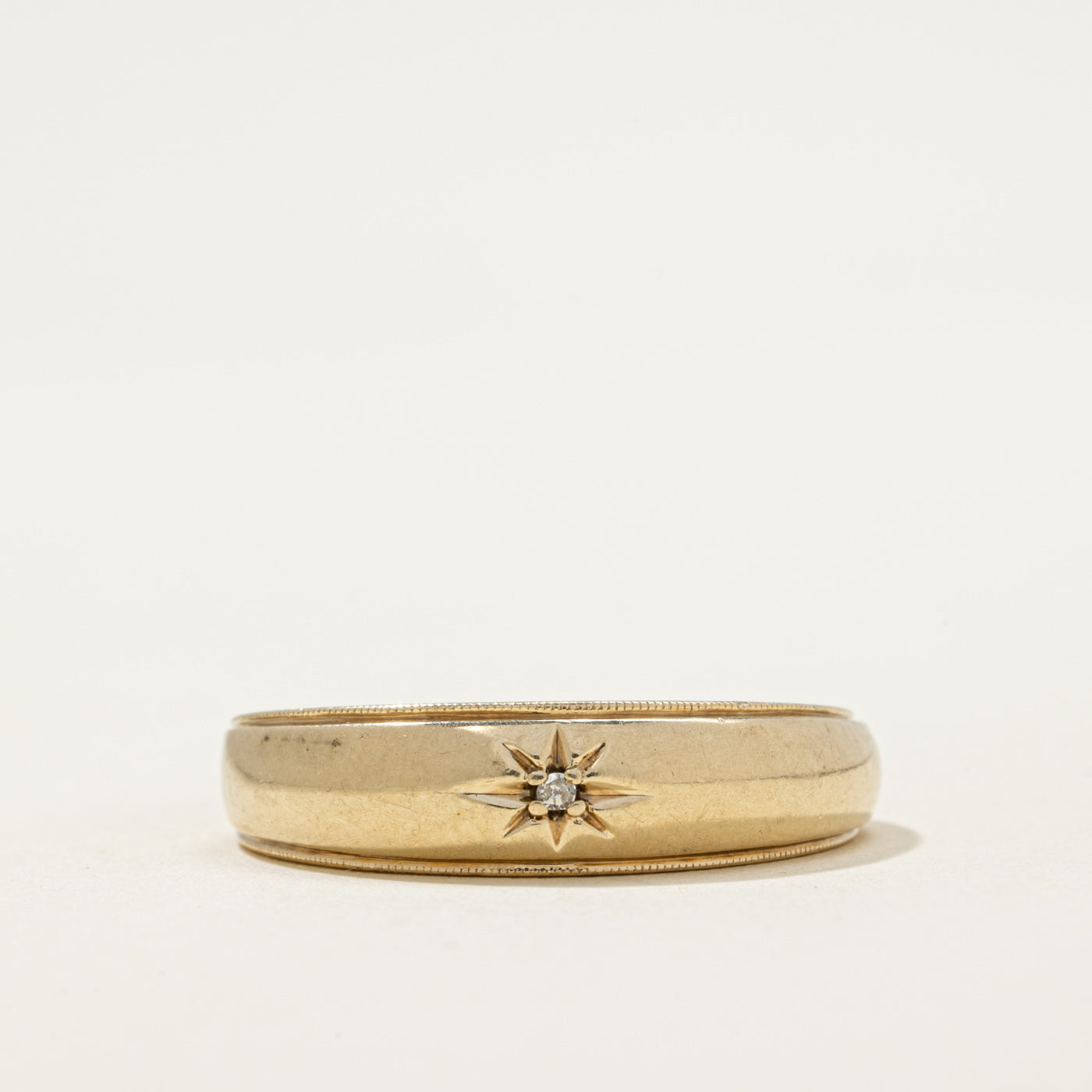 Star Set Diamond Band | 0.01ct | SZ 10.25