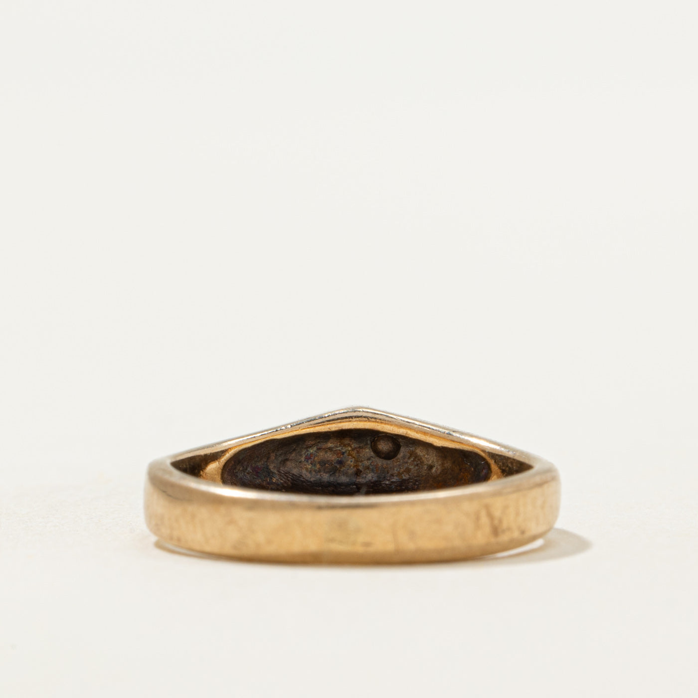 Bague fine à quatre diamants | 0,08 ct au total | Taille 3