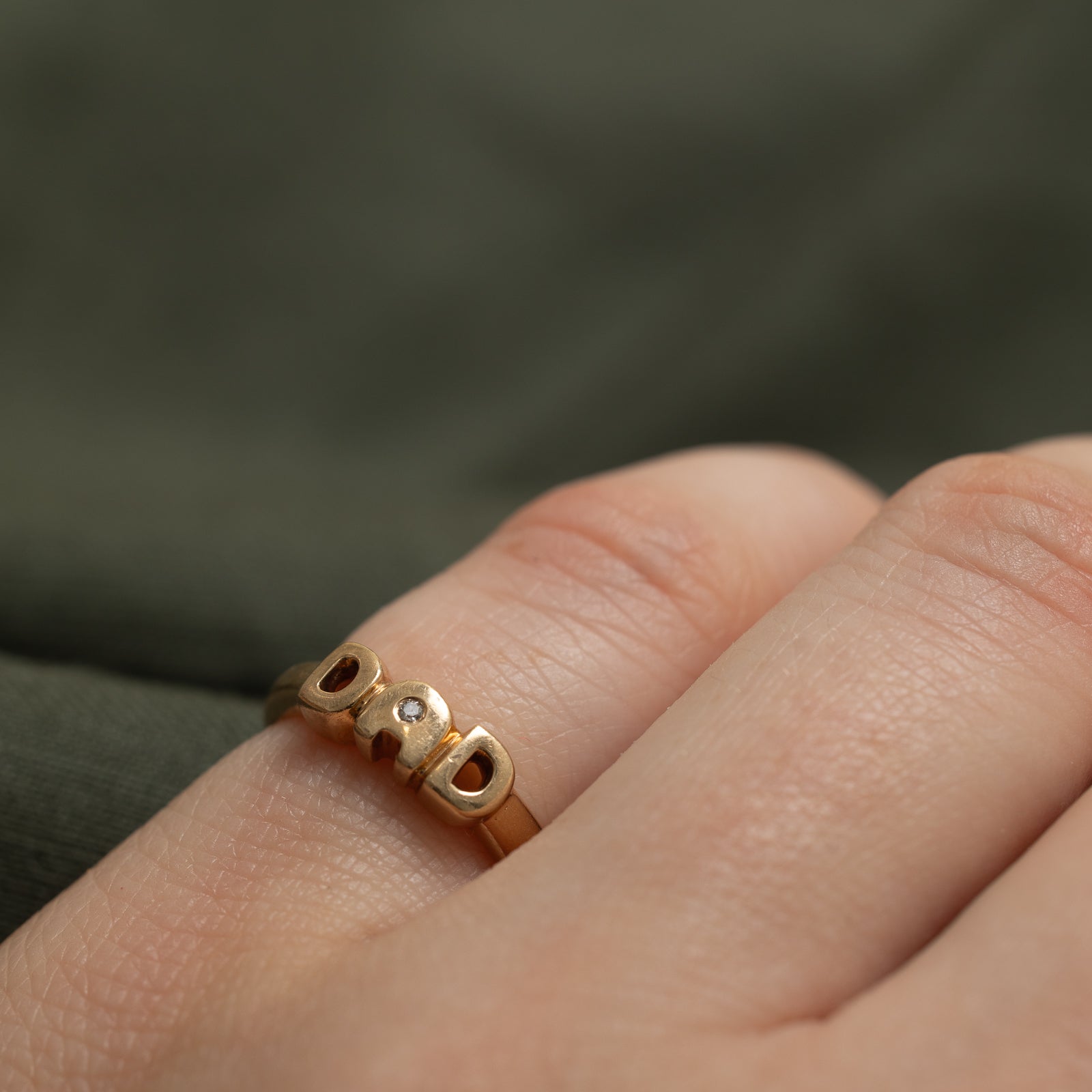 Diamond "DAD" Ring | 0.01ct | SZ 4