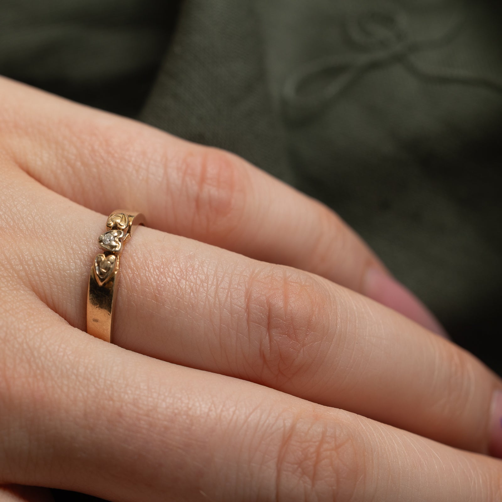 Diamond Heart Ring | 0.01ct | SZ 7.5