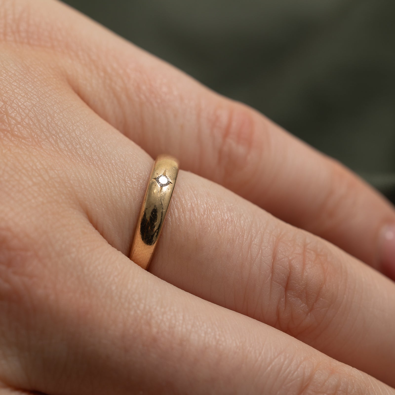 'Birks' Star Set Diamond Band | 0.03ct | SZ 4.5