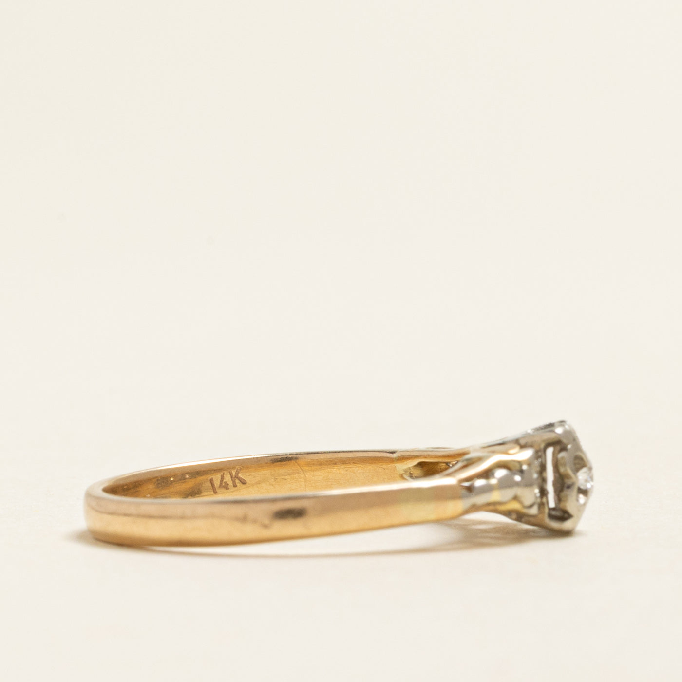 Illusion Set Diamond Ring | 0.05ctw | SZ 6.75