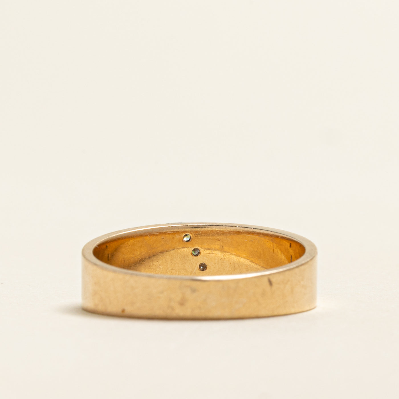 Diagonal Diamond Band | 0.06ctw | SZ 9.75