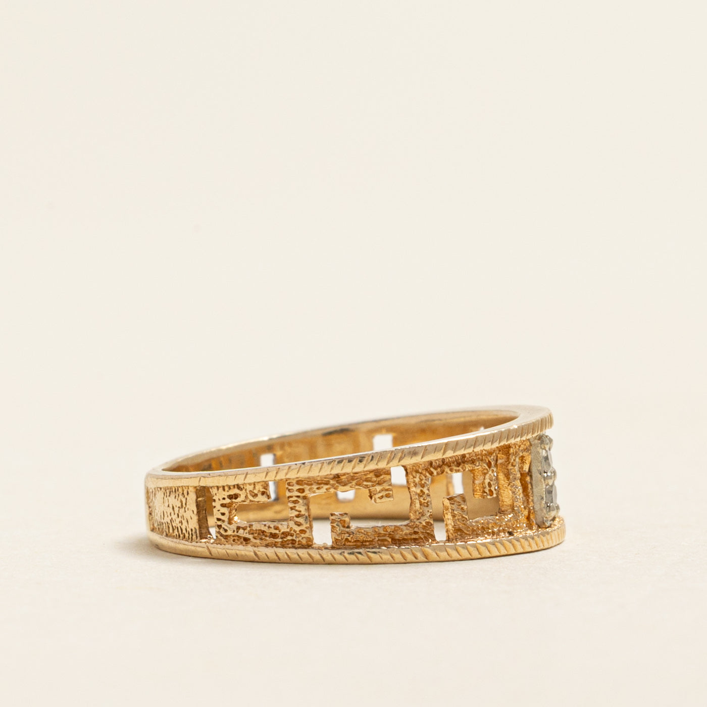 Diamond Geometric Openwork Band | 0.03ctw | SZ 5