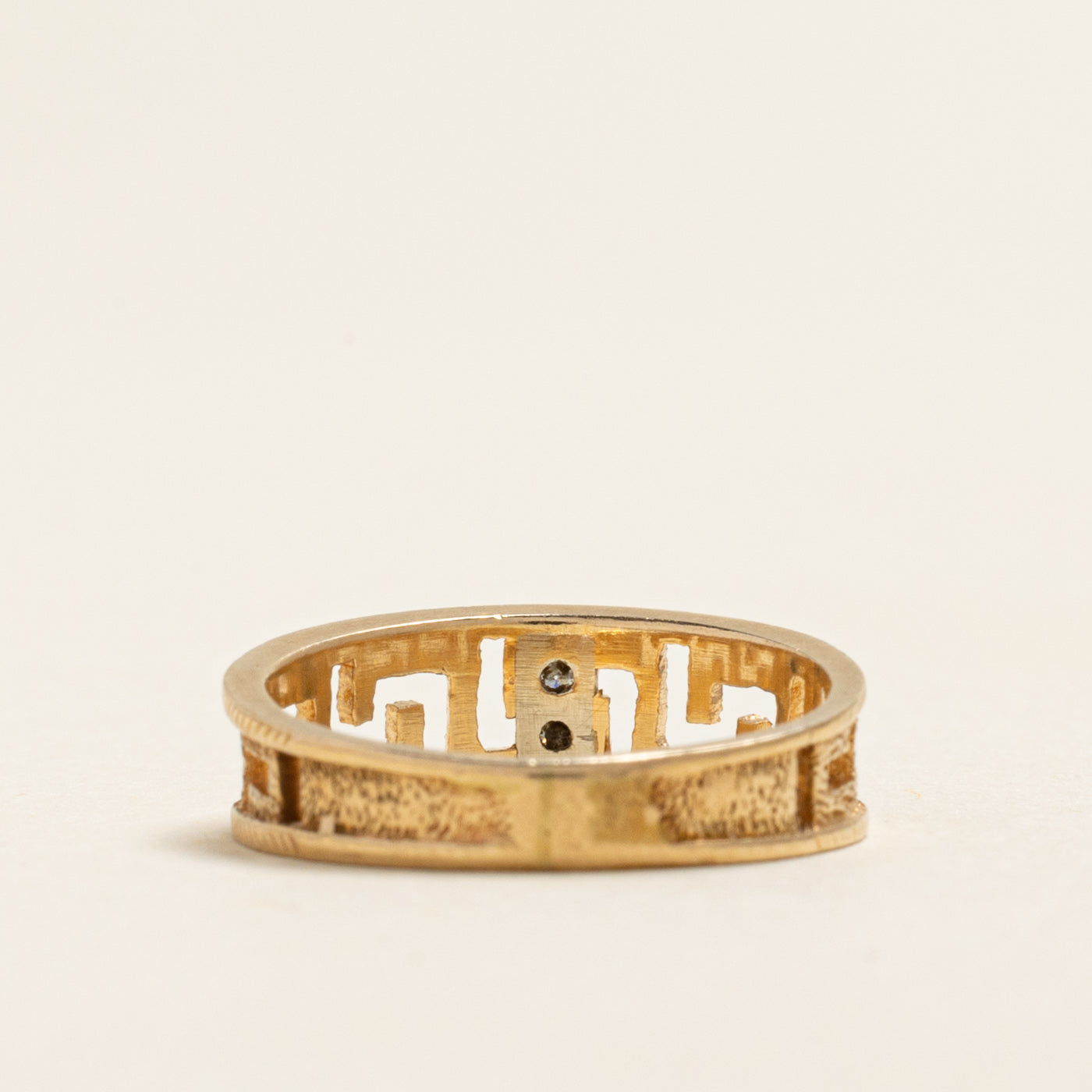 Diamond Geometric Openwork Band | 0.03ctw | SZ 5