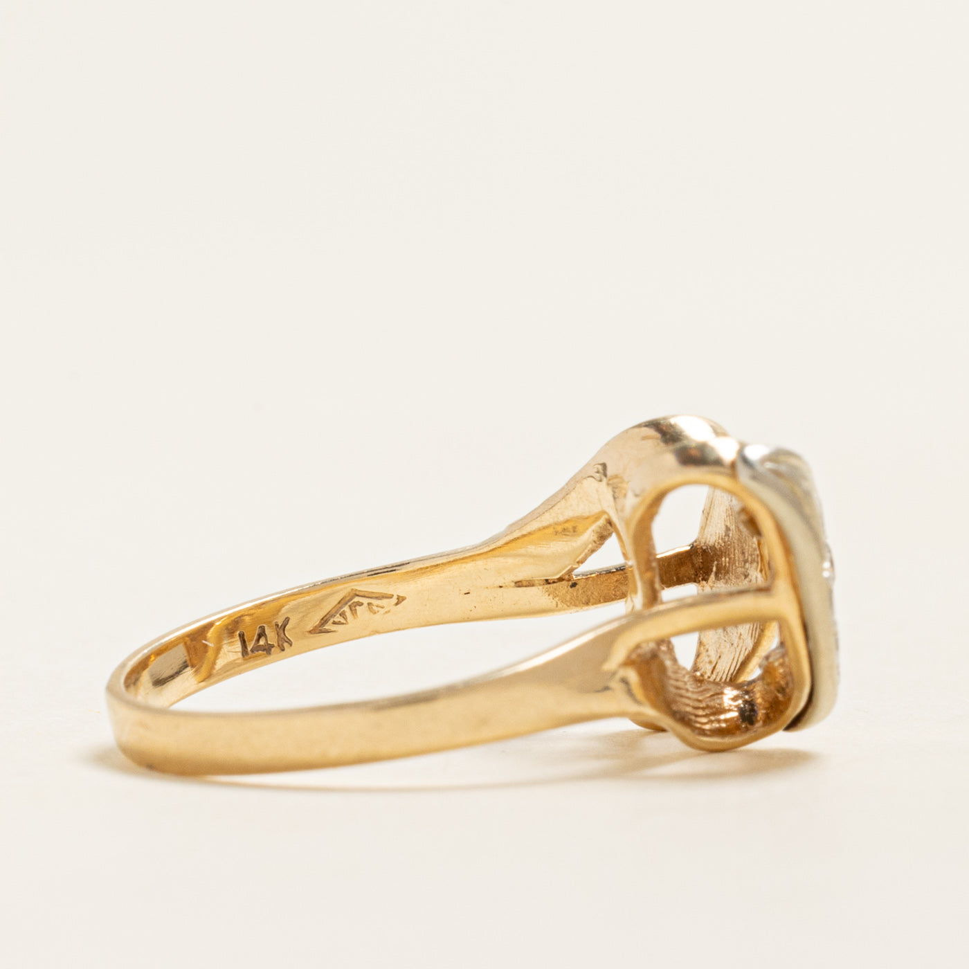 Yellow Gold Diamond Cocktail Ring | 0.15ctw | SZ 6