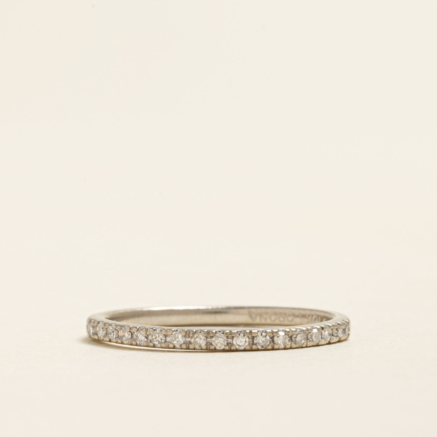 Semi Eternity Diamond Band | 0.12ctw | 1.55mm | SZ 6.5