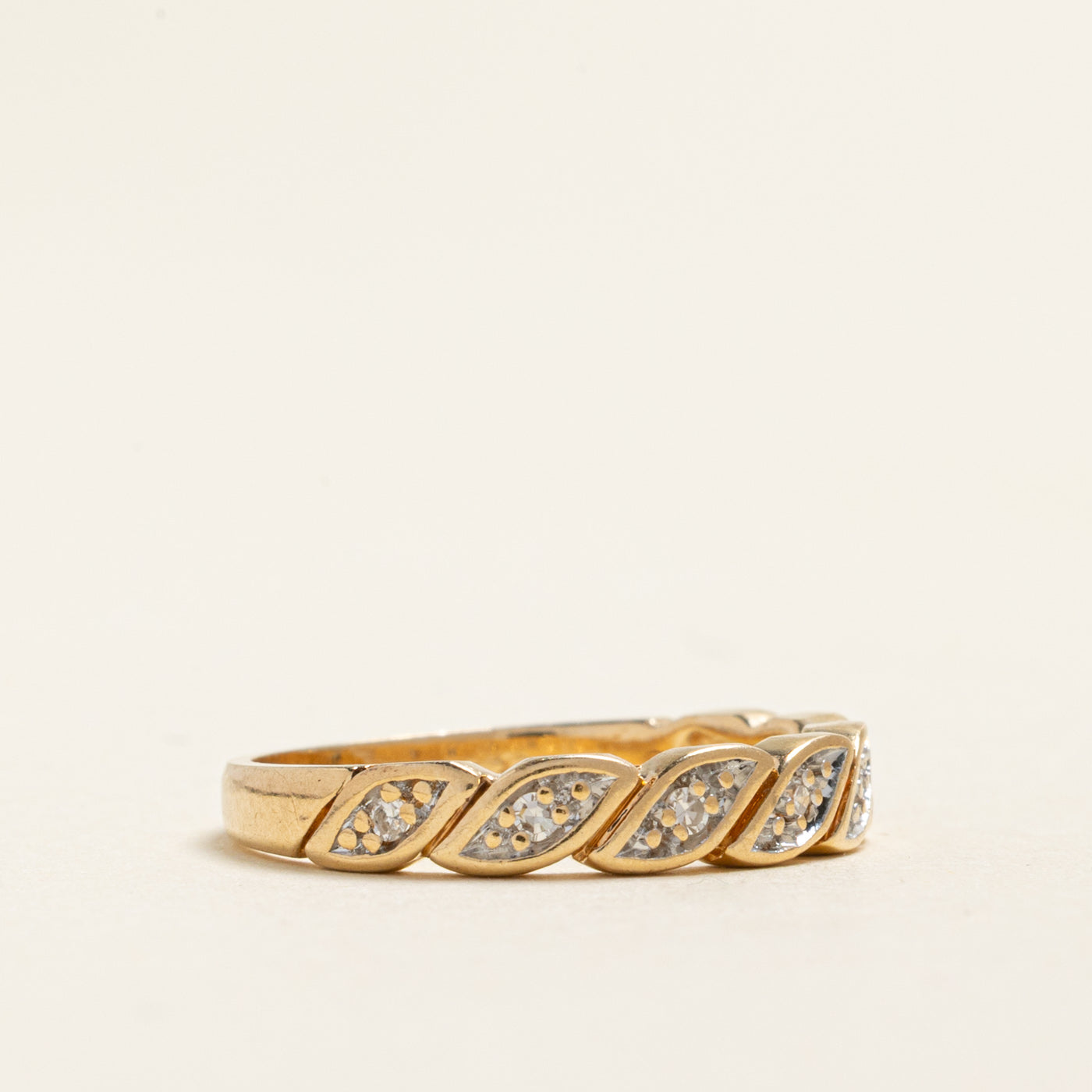 Semi Eternity Diamond Ring | 0.07ctw | SZ 5.25