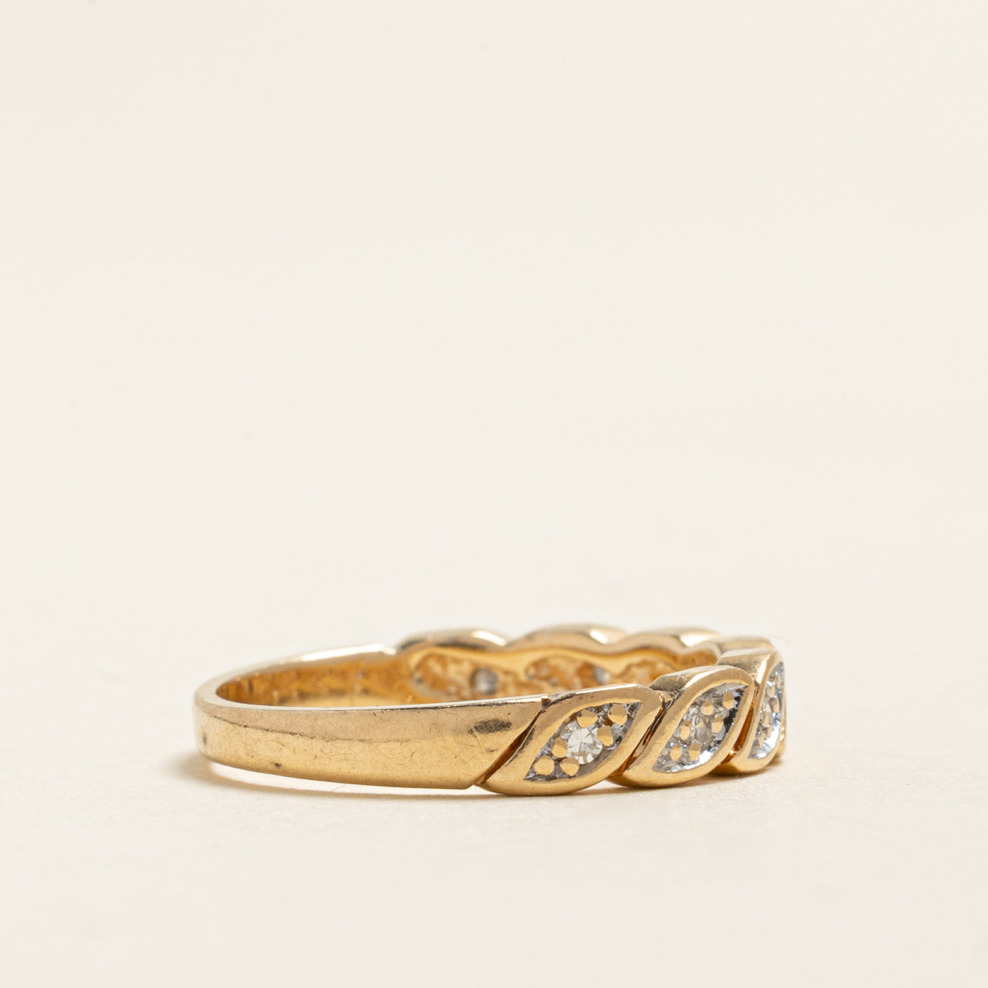 Semi Eternity Diamond Ring | 0.07ctw | SZ 5.25