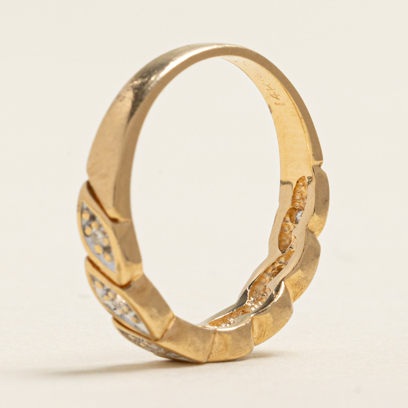 Semi Eternity Diamond Ring | 0.07ctw | SZ 5.25